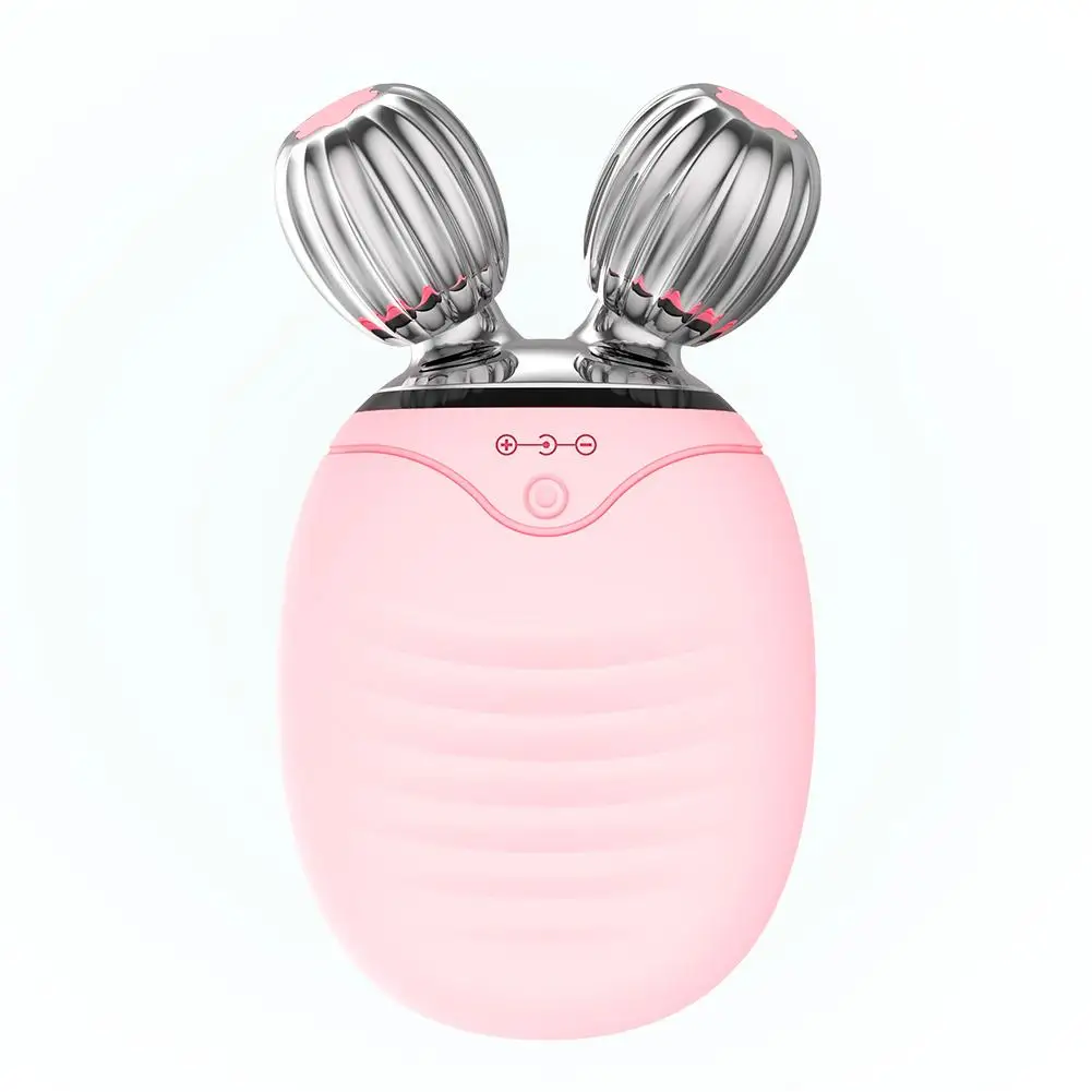 

Electric Sonic Vibration Silicone Face Cleanser Blemish Pigment Makeup Skin Pore Cleaning Brush 3D Face Lifting Roller Massager