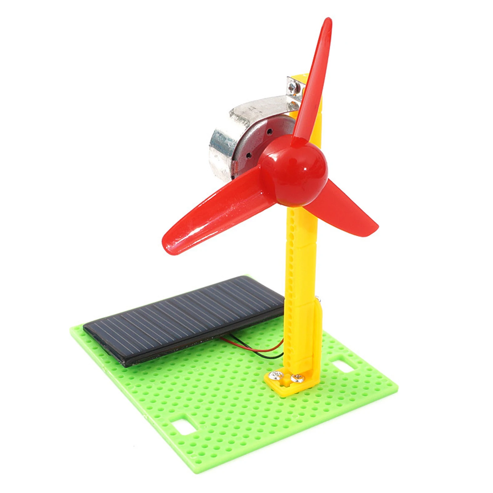 Solar Powered Electric Fan DIY Kit Novel Science Toy