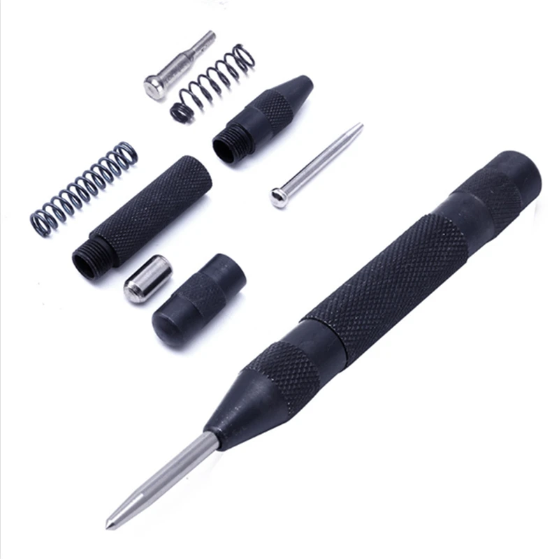 

1PC Heavy Duty Automatic Centre Punch Spring Loaded Metal Wood Press Dent Marker Hand Tool