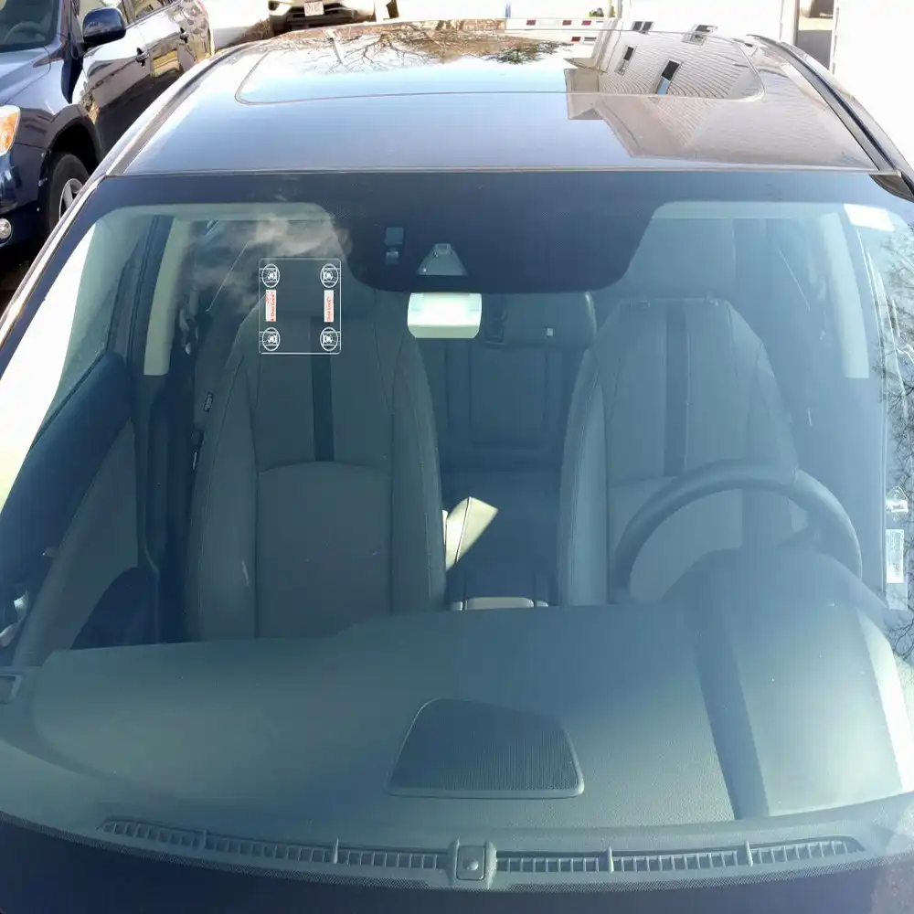 Car Styling Mini Ez Pass Clip Electronic Toll Tag Holder For The