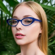 Ретро Винтаж маленькие кошачьи глаза рамка для очков женские высококачественные прозрачные линзы Модные прозрачные очки "Кошка" Пикантные очки оправа