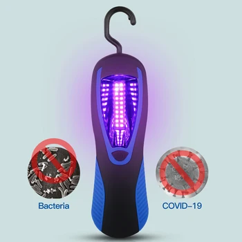 

Portable Led Sterilizer Car Uv Disinfection Lamp Home Travel Handheld Sterilization Germicidal Lamp Mite Lamp For Room Furniture