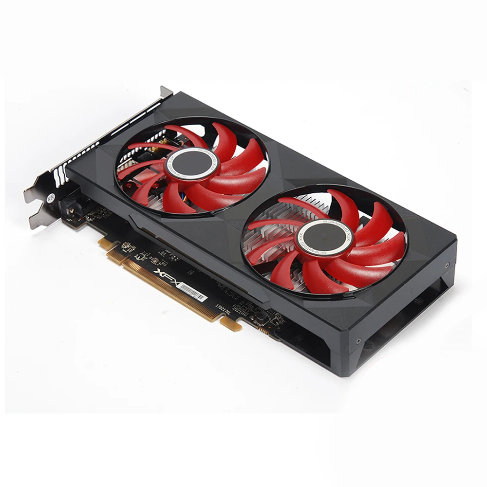 XFX AMD Radeon RX560 4 ГБ DDR5 Видеокарта AMD GPU 128 бит RX560D игровой ПК Видеокарта настольный компьютер геймер используется RX560 карта