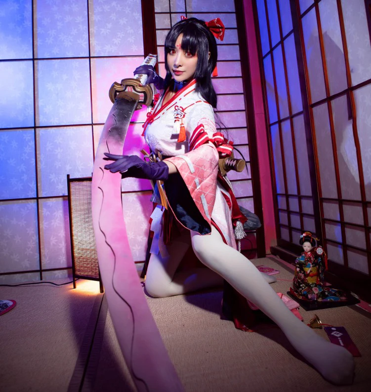 Индивидуальный размер Onmyoji демонический нож девушка Yoto Hime Youtouhime костюм кимоно для косплея платье wafuku Униформа аниме одежда костюмы COS
