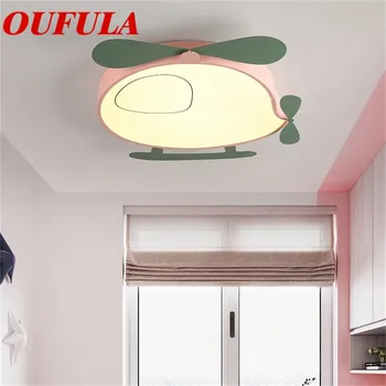 

OUTELA Children's Ceiling Lamp Plane Modern Fashion Suitable For Children's Room Bedroom Kindergarten