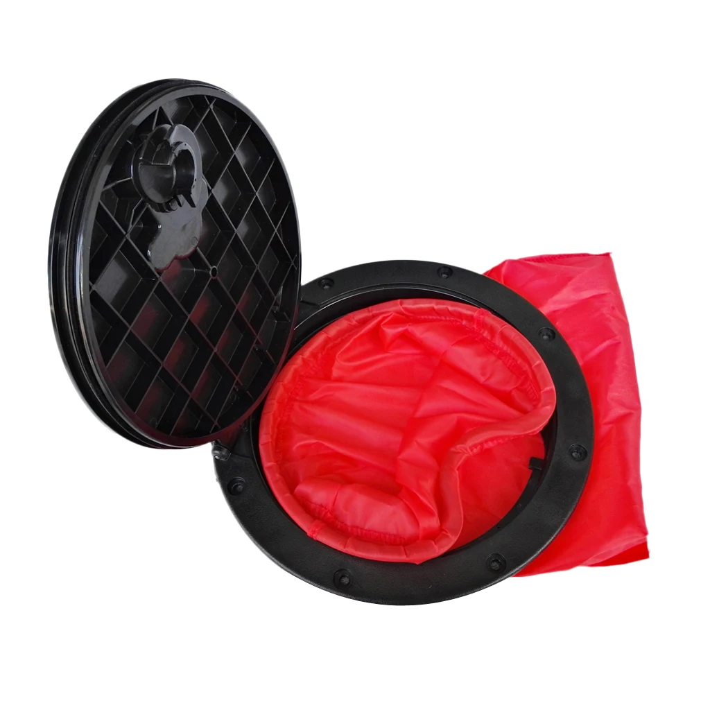 

Durable Nylon Hatch Cover 9' Deck Plate Kit & Storage Bag Accessories for Marine Boat Kayak