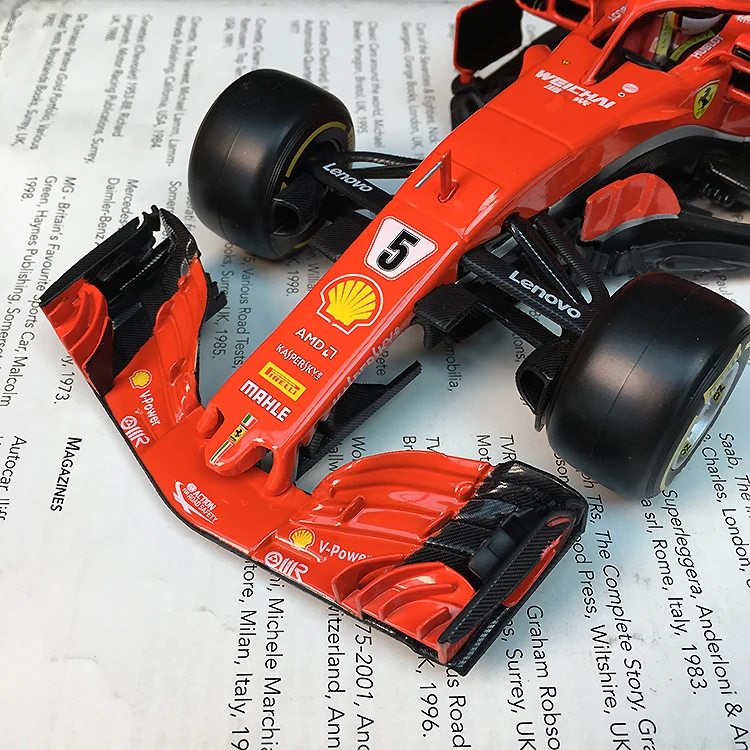 Bburago 1:18 1/18 Ferrari SF71 H Vettel No5 Формула 1 F1 гоночный автомобиль Транспортное средство литье под давлением дисплей Модель Игрушки для мальчиков детей