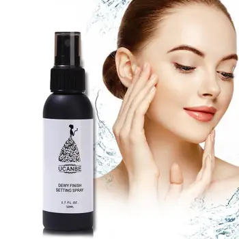 

50ml Makeup Finish Setting Face Spray Moisturizing Lasting Long Cosmetics Fixer Matte Portable Finishing Foundation D3E6