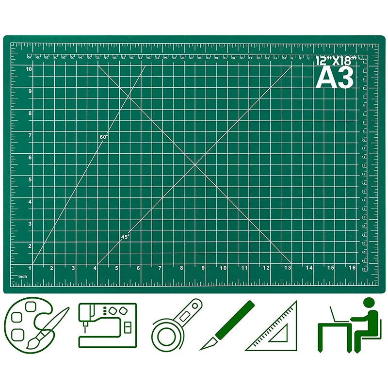 A3 A4 PVC Cutting Mat Cutting Pad Patchwork Cut Pad Patchwork Tools