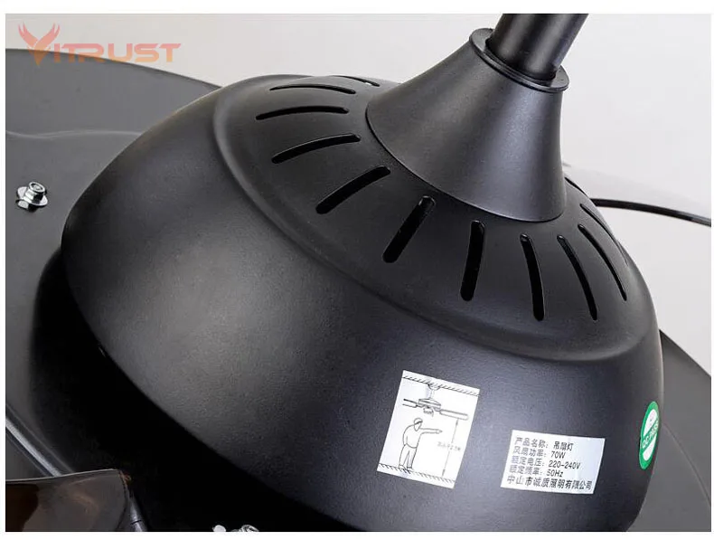 Fan Light Ceiling Reversible Home Smart Living Room Lamp with Remote Control Invisible Frequency Conversion Led Chandelier