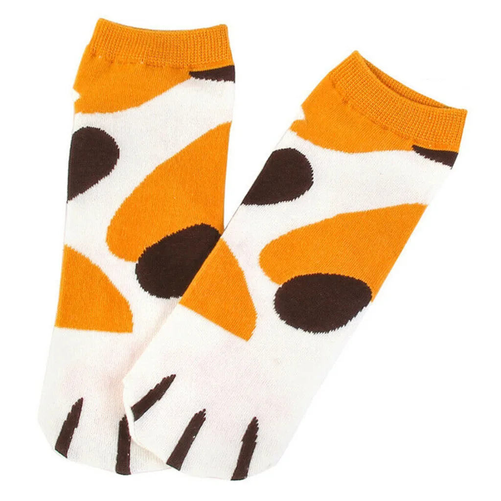 Jaycosin, женские носки, повседневные рождественские носки, 2 пары, милые носки с котом, забавные носки для женщин,, женские короткие носки