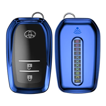 

Car Key cover TPU Key Case Cover For Toyota Highlander C-HR CHR Camry Carola Prius Land Cruiser Prado Car Accessories