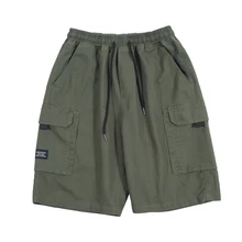 Летние мужские спортивные шорты, свободные, повседневные, уличная одежда, джинсы, бермуды, мужские спортивные штаны, шорты хип-хоп, одежда EE6DK