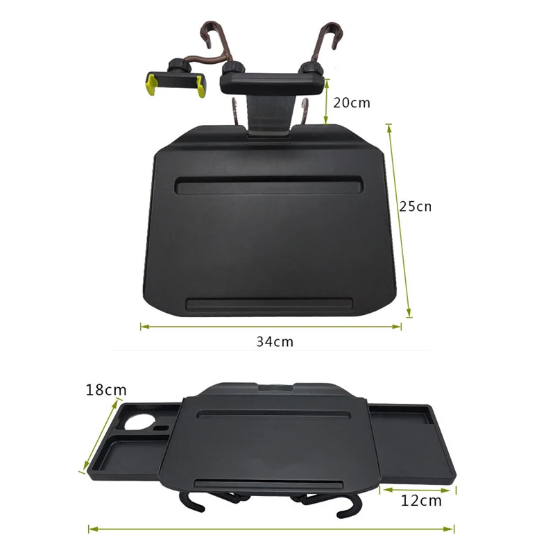 Многофункциональный Автомобильный держатель для телефона на рулевом колесе, универсальный автомобильный Настольный держатель для кофе, складной столик для ноутбука и компьютера, поднос для сиденья, товары
