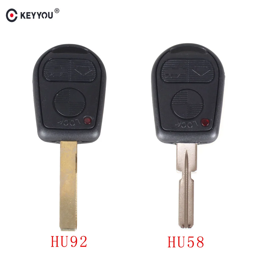 Сменный Чехол KEYYOU с 3 кнопками для BMW E31 E32 E34 E36 E38 E39 E46 Z3 автомобильного ключа Fob