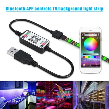 

Multicolor LED Strip Light Bluetooth APP Control USB TV Background Wall Light Strip 5V RGB Waterproof Strip Lights L5