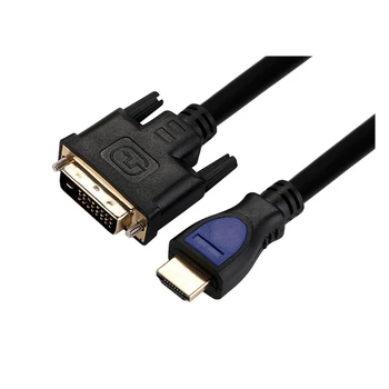 

HDMI to DVI Cable Wired Computer to TV 1080P Dual netic Ring Display Oxygen Free Copper Gold Plated HD Cable for HDTV DVD Pro
