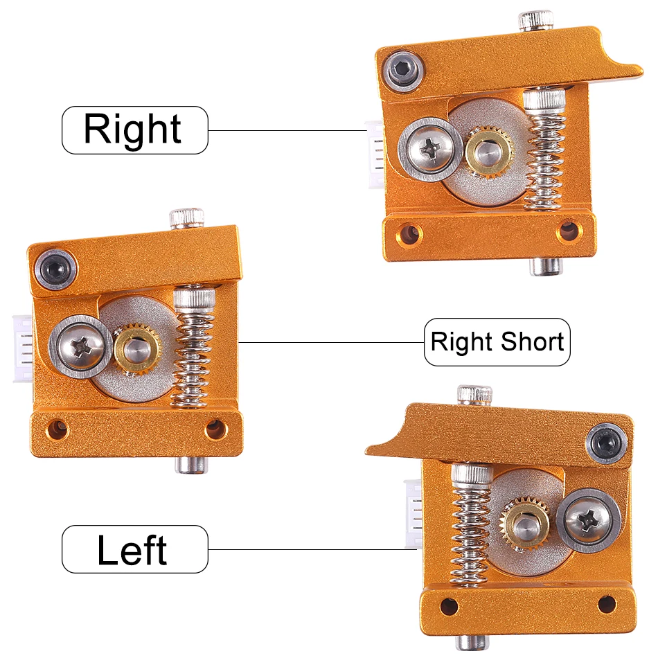3D pinter MK8 Алюминиевый Экструдер Блок из сплава для Makerbot 1,75 мм нити 3D принтеры запчасти экструзия правая левая короткая ручная часть