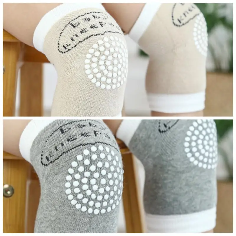 0-3 Years Old 1Pair Soft Anti-slip Safety Crawling Elbow Cushion Knee Pad Cotton Baby Infant Born Toddler Kids Knee Socks