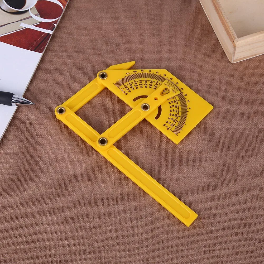 Protractor And Angle Finder Woodworking Measurement Tool 0 180° Angle