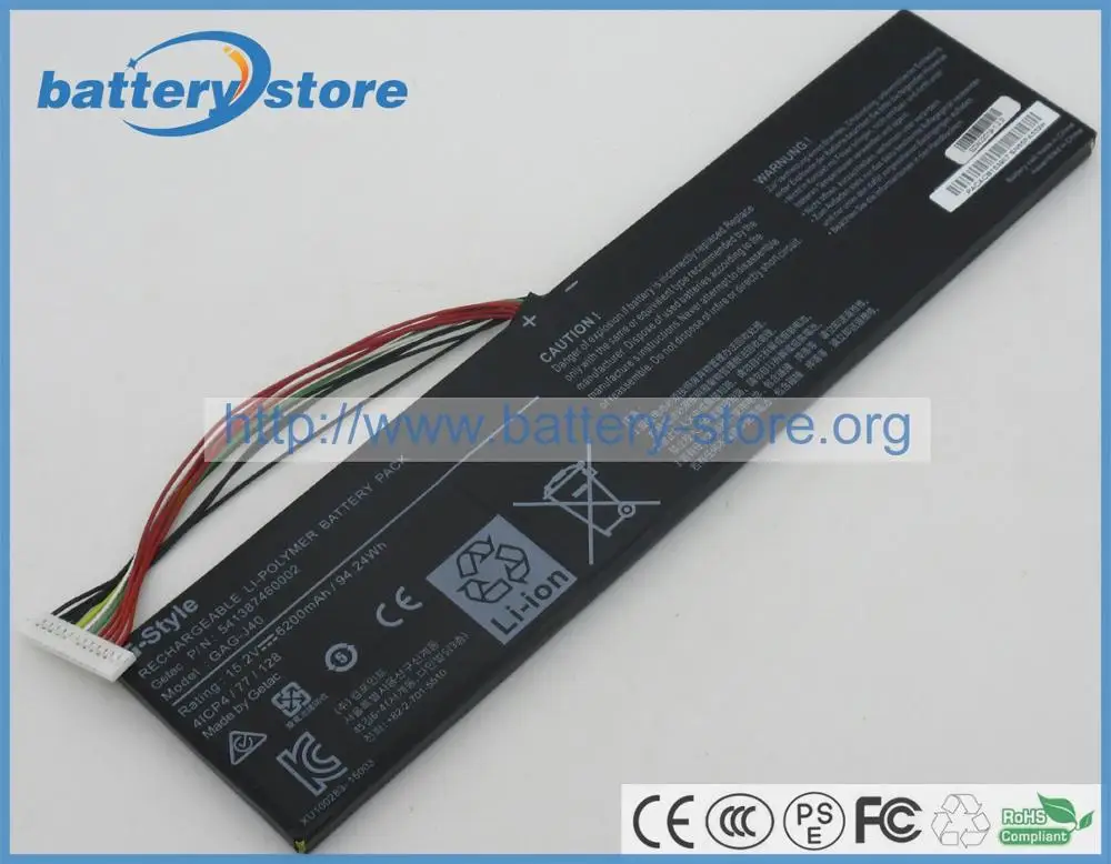 15,2 в, 6200 мАч, 94,24 Вт Подлинная батарея GAG-J40 для Gigabyte Aero 15 Aero 14 Aero 15X9 Aero 15 Вт V8