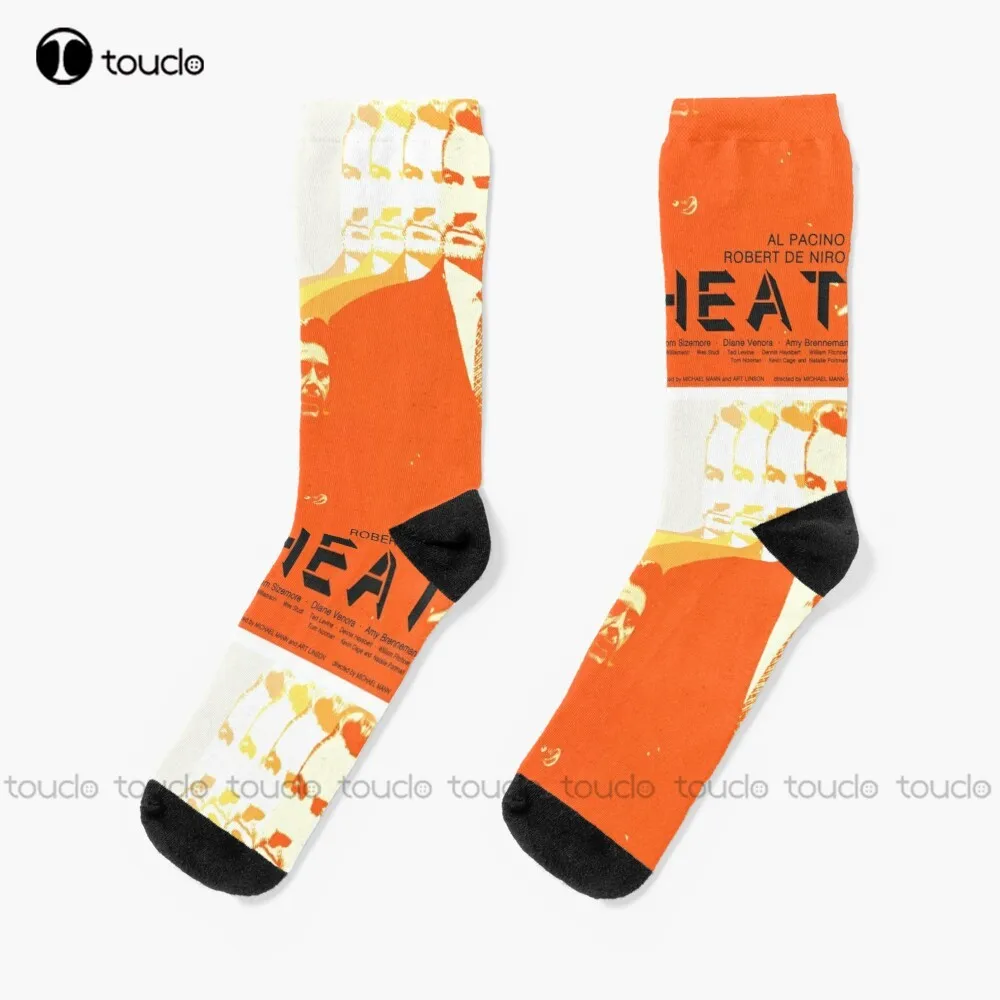 

Heat (1995) - Movie Poster Design Socks Halloween Socks Thanksgiving Christmas New Year Gift Unisex Adult Teen Youth Socks Gift