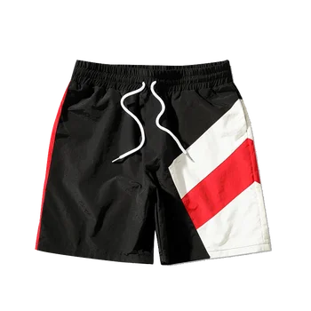 

Men Fitness Shorts Men Casual Fashion Cotton Pockets Streetwear Beach Pants Stretch Summer Trousers Korean Loose Clothing KK60ND