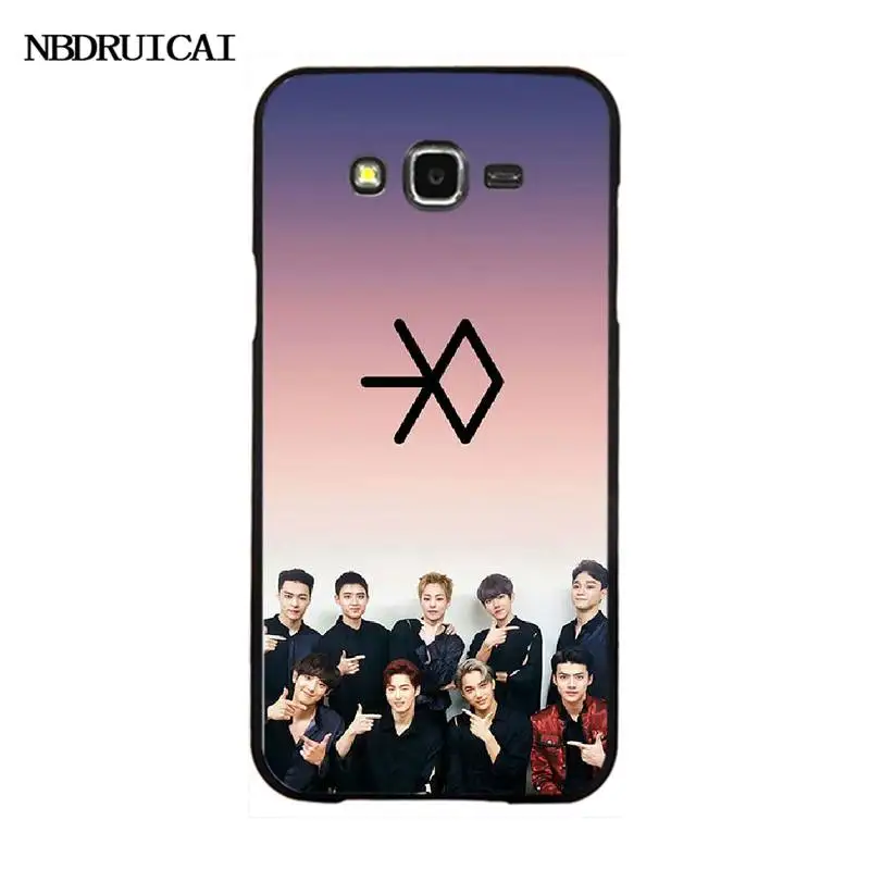 PENGHUWAN Kpop exo Новое поступление черный чехол для сотового телефона Samsung Galaxy J7 J8 J3 J4 J5
