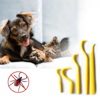 

Pet Grooming Supplies Flea Remover Tool Lice Tick Remover Clips Scratching Hook Multi-purpose Tick Picker 3Pcs/5Pcs ABS Plastic