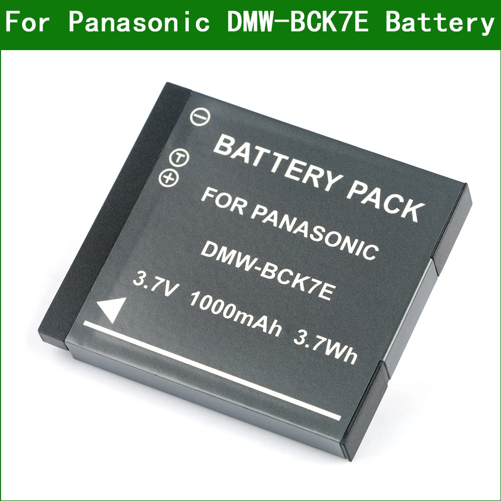 Batteria Per Fotocamera Digitale Dmw-Bck7 Nca-Yn101G Per Panasonic Dmc-Fh2 Fh4 Fh5 Fh6 Fh7 Fh8 Fh24 Fh25 Fh27 Fp5 Fp7 Fs18 Fs22 Fs28