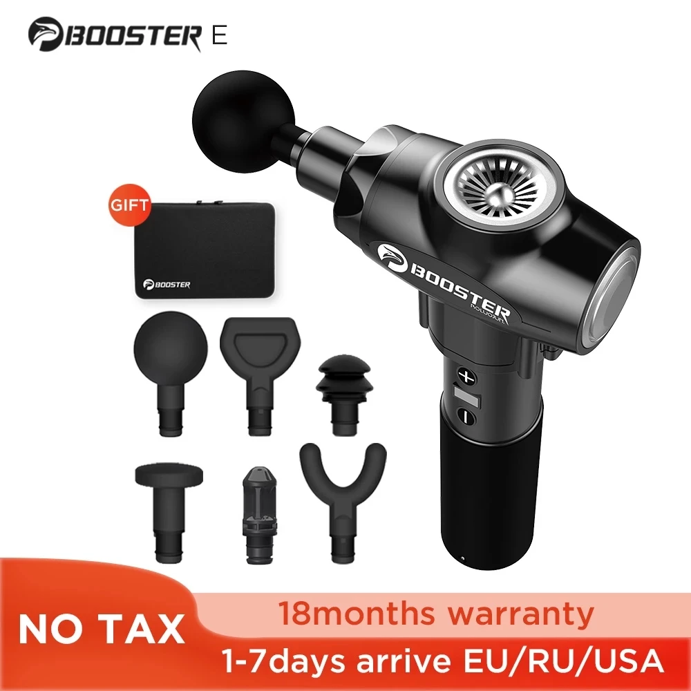 Booster E Muscle Massage Gun Fascial Gun Muscle Relaxation Stimulation Pain Relief EMS Fitness Shaping
