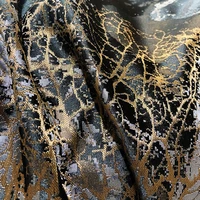 Luxury Black/Gold Jacquard And Egyptian Cotton Bedding Set 4