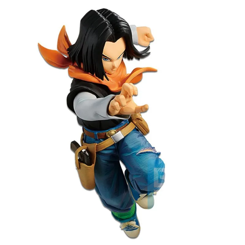Экшн-Фигурка Драконий жемчуг Saiyan Android 17 Lapis Sister 18 оригинальная версия ПВХ
