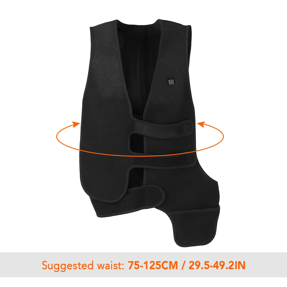 Women Men Winter Heated Warm Waistcoat Far Infrared Heating Vest Electric Fishing Exploration Snowmobile Motorcycling Jacket