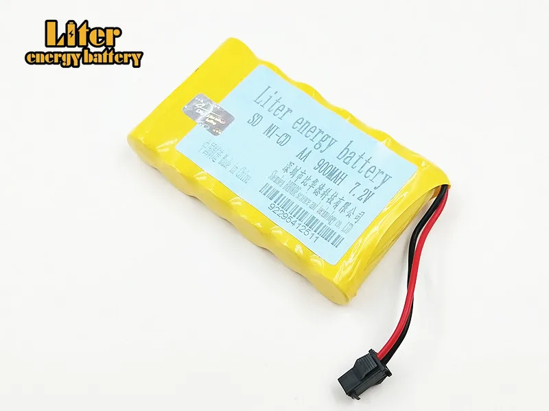 7,2 v 900mah AA NI-CD м Батарея RC Электрические игрушки автомобиль Telerobot Лодка на дистанционном управлении бак SM-2P JST-2P EL-2P L6.2-2P
