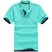 Polos pour hommes été mince coton à manches courtes chemise Camisas marque sport décontracté Polo hommes hauts vêtements livraison directe 2