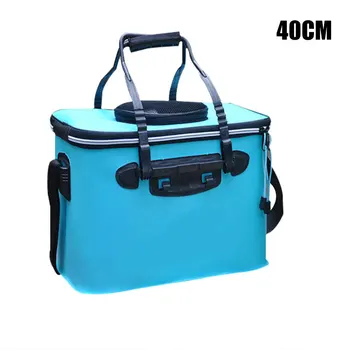 

Fishing Bucket Box Folding Storage Container Carrier Large Capacity with Handle for Outdoor H7JP