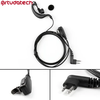 

Artudatech 2Pin G-Shape Hanging Earphone Headset For Motorola CP040 CP140 CP160 P040 P080 Two Way Walkie