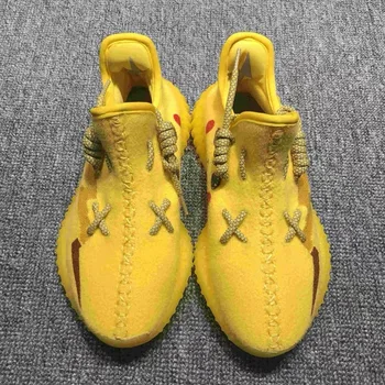 

men shoes coconut 350 yellow pikachu limited zapatos para correr fluorescent flying weave men casual shoes cheap wholesale tenis