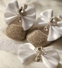 white bow set