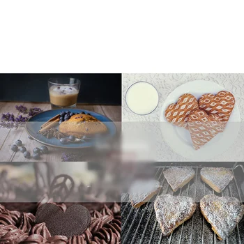 

12 Cavities Cake Baking Pan Mini Heart Shaped Cheese Non Stick Desserts