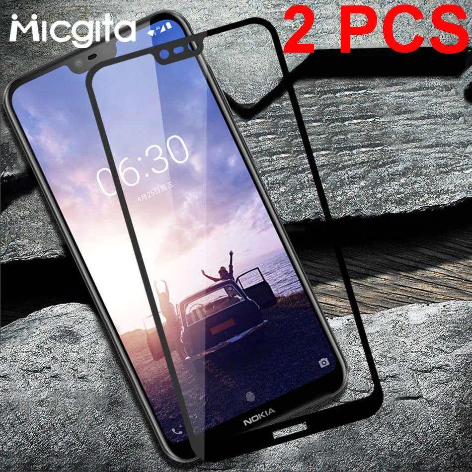 

2 Pcs Tempered Glass For Nokia X6 X3 X5 X7 Nokia 5 6 7 8 1 2 3 Screen Protector Protective Glass For Nokia 7 Plus Film