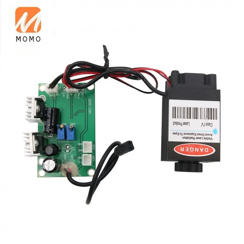 450nm 1.6W Blue Laser Diode Module Line Type Tunable with 12V 2A Drive Board | Дом и сад