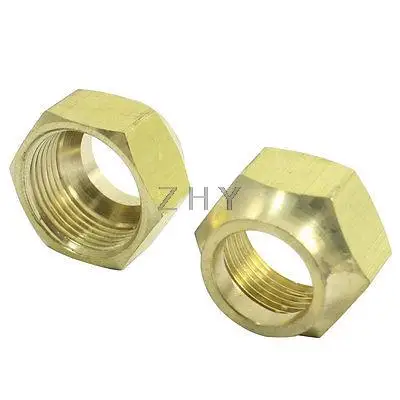 

25mm Female Thread 19mm Inlet Inner Air Conditioner Pipe Connector Adapter 2 Pcs