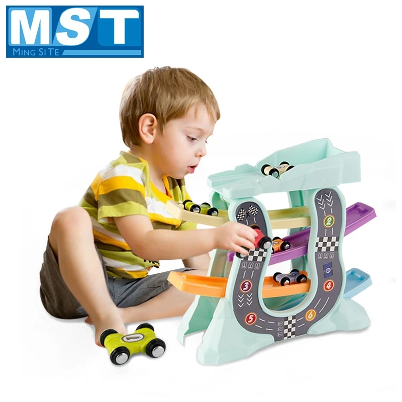 

Educational Diecasts Launch Gliders Mini Car Model Toy Vehicle Slide Trolley Track Inertia Ramp Racer Railway For Children Gifts