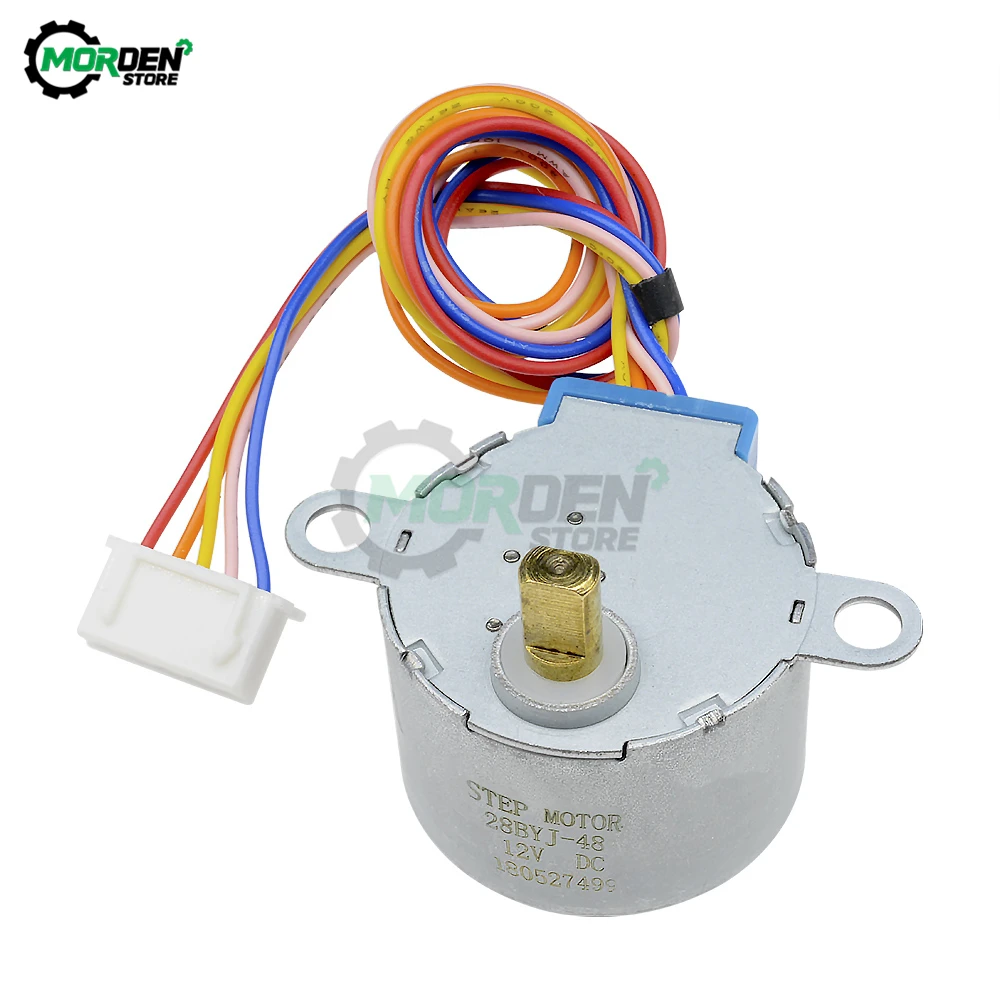 28BYJ-48 5V 12V Reduction Gear Stepper Motor + L298N DC Stepper Motor Driver Controller 4 Phase Step for Arduino