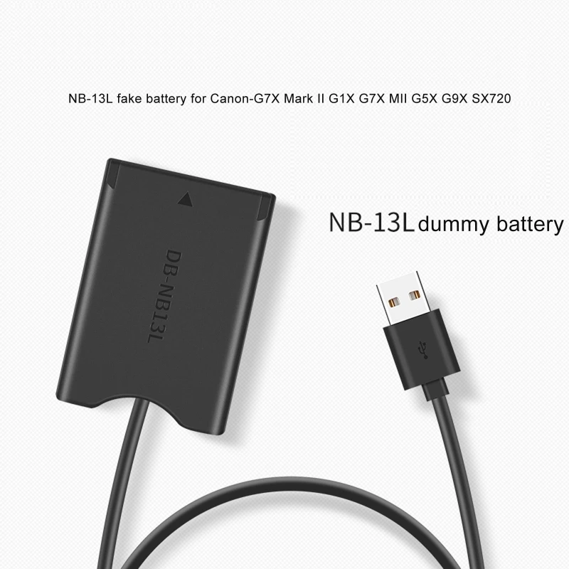 Usb 4.2v 2a Mais Dr110 Carregador Nb13l Acoplador para Falsa Bateria G7x Mark ii G1x G7x G5x - Image 3