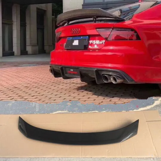 Автомобильный спойлер для заднего крыла автомобиля из настоящего углеродного