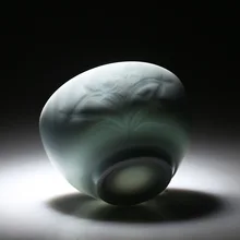 1 шт. 60 мл креативный Лотос ручной работы китайские традиционные, керамические чайные чашки Celadon Procelain кунг-фу