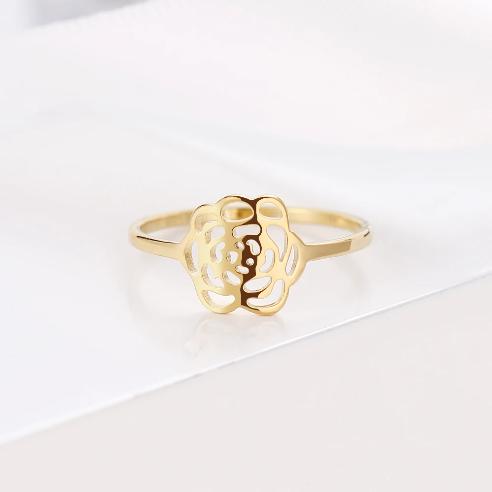 Кольцо из нержавеющей стали для женщин, розовое обручальное кольцо на День святого Валентина, аксессуары Anillos Mujer Bague Femme, ювелирные изделия W23
